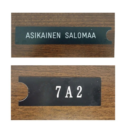 Postilaatikkokilpi Stala PL3 nimi + nro-osa
