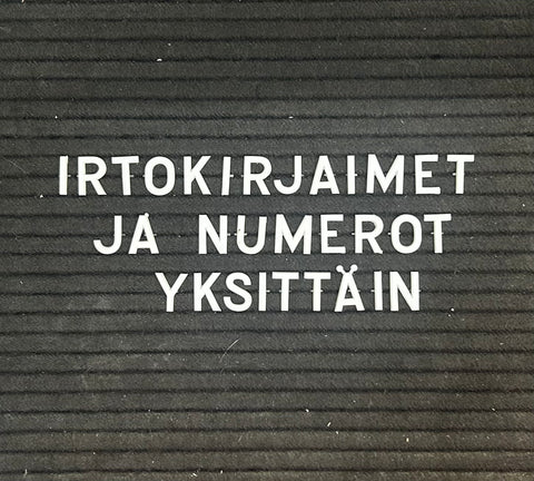 Muovinen irtokirjain