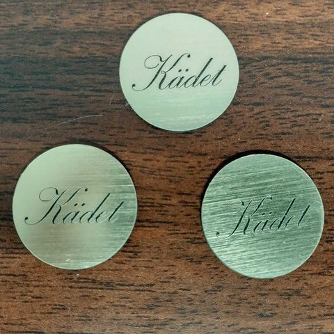 Kylppäri laatat 30mm pyöreä tarra kiinnitys