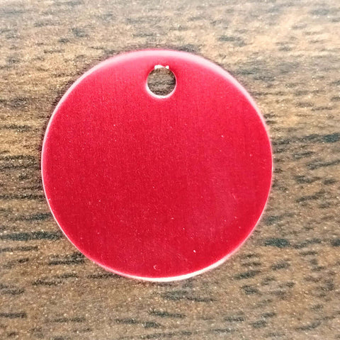 Lemmikkikilpi pyöreä alumiinia 25mm